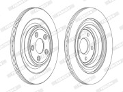 DDF1703C Brzdový kotouč PREMIER FERODO