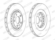 DDF1727C Brzdový kotouč PREMIER FERODO