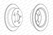 DDF1753C Brzdový kotouč PREMIER FERODO