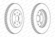 DDF1758C Brzdový kotouč PREMIER FERODO