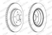 DDF1764X FERODO brzdový kotúč DDF1764X FERODO