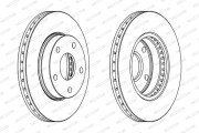 DDF180 Brzdový kotouč PREMIER FERODO