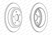 DDF1813C Brzdový kotouč PREMIER FERODO