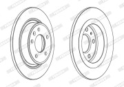DDF1871C Brzdový kotouč PREMIER FERODO