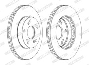 DDF1939C Brzdový kotouč PREMIER FERODO