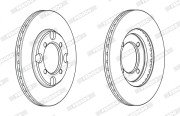 DDF195X Brzdový kotouč PREMIER FERODO