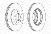 DDF196 Brzdový kotouč PREMIER FERODO