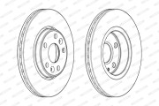 DDF1979C Brzdový kotouč PREMIER FERODO