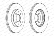 DDF2089C Brzdový kotouč PREMIER FERODO