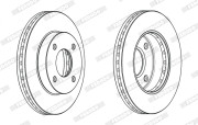 DDF2134X Brzdový kotouč PREMIER FERODO