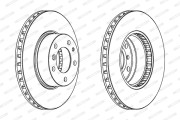 DDF222 Brzdový kotouč PREMIER FERODO