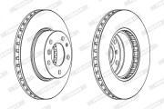 DDF222X Brzdový kotouč PREMIER FERODO