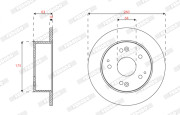 DDF2259 Brzdový kotouč PREMIER FERODO