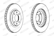 DDF2327 Brzdový kotouč PREMIER FERODO