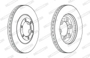 DDF2373X Brzdový kotouč PREMIER FERODO