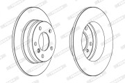 DDF249X Brzdový kotouč PREMIER FERODO
