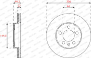 DDF2663C Brzdový kotouč PREMIER FERODO