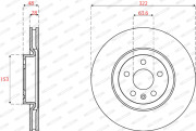 DDF2693C Brzdový kotouč PREMIER FERODO