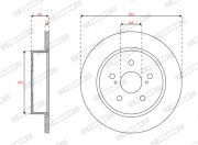 DDF3112C Brzdový kotouč PREMIER FERODO