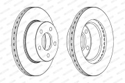 DDF367 Brzdový kotouč PREMIER FERODO