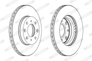 DDF377X Brzdový kotouč PREMIER FERODO