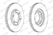 DDF385X Brzdový kotouč PREMIER FERODO