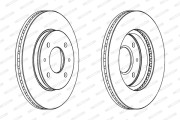 DDF391 Brzdový kotouč PREMIER FERODO