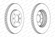 DDF398 Brzdový kotouč PREMIER FERODO
