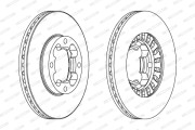 DDF399 Brzdový kotouč PREMIER FERODO