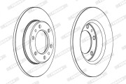 DDF444X Brzdový kotouč PREMIER FERODO