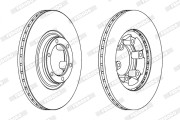 DDF460X Brzdový kotouč PREMIER FERODO