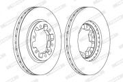 DDF464X Brzdový kotouč PREMIER FERODO