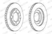 DDF482X Brzdový kotouč PREMIER FERODO