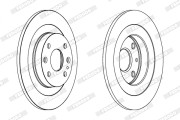 DDF523X Brzdový kotouč PREMIER FERODO