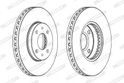 DDF716X Brzdový kotouč PREMIER FERODO
