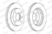 DDF766X FERODO brzdový kotúč DDF766X FERODO