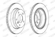 DDF831X Brzdový kotouč PREMIER FERODO