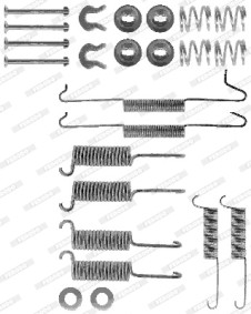 FBA17 Sada příslušenství, brzdové čelisti PREMIER FERODO
