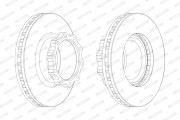 FCR147A Brzdový kotouč PREMIER FERODO