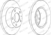 FCR195A Brzdový kotouč PREMIER FERODO