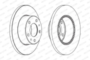 FCR196A Brzdový kotouč PREMIER FERODO