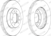 FCR235A Brzdový kotouč PREMIER FERODO