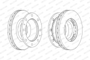 FCR239A FERODO brzdový kotúč FCR239A FERODO