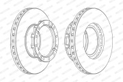 FCR254A Brzdový kotouč PREMIER FERODO
