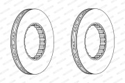 FCR259A Brzdový kotouč PREMIER FERODO