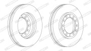 FCR279A Brzdový kotouč PREMIER FERODO