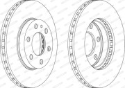 FCR314A Brzdový kotouč PREMIER FERODO