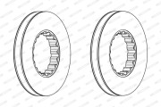 FCR334A Brzdový kotouč PREMIER FERODO