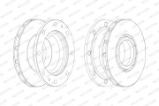 FCR341A Brzdový kotouč PREMIER FERODO