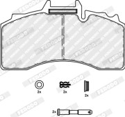 FCV4281B Sada brzdových destiček, kotoučová brzda OES FERODO